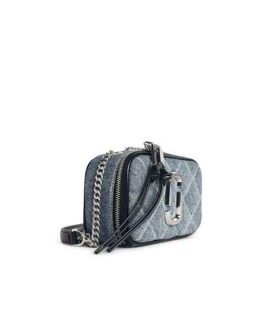 Marc Jacobs Gray The Softshot Light Denim Bag