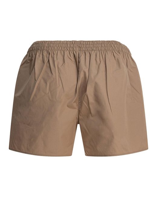 Miu Miu Natural Cotton Shorts