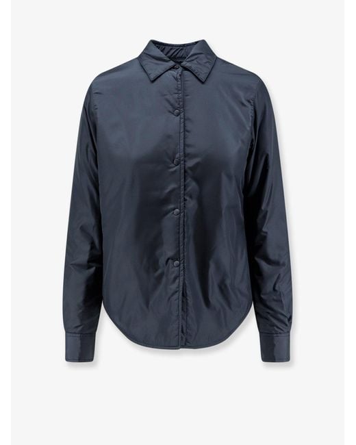Aspesi Blue Glue Nylon Shirt Jacket