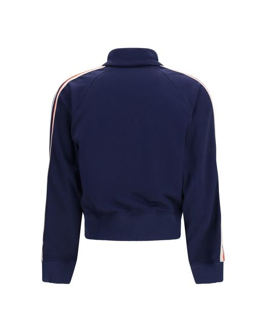 Fiorucci Blue Cropped Sweatshirt Angels Patch