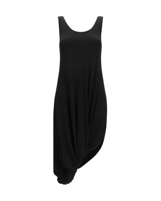 Loewe Black Viscose Dress