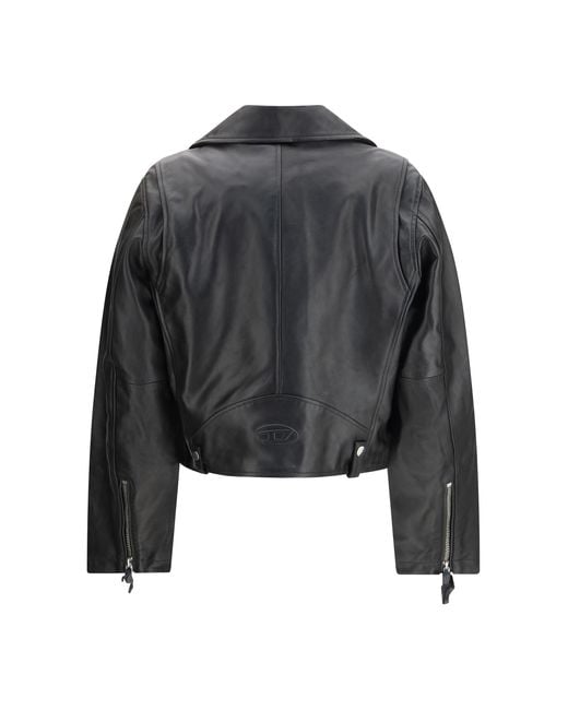 DIESEL Black L-Unatic Jacket