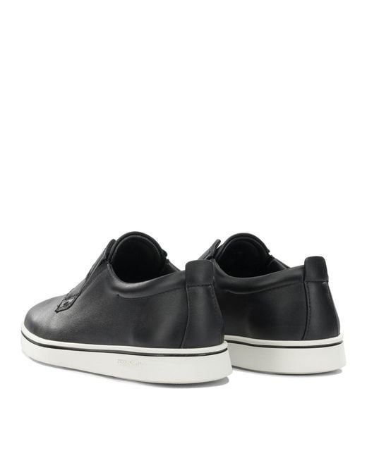 Ferragamo Black "Alfie" Slip-On for men