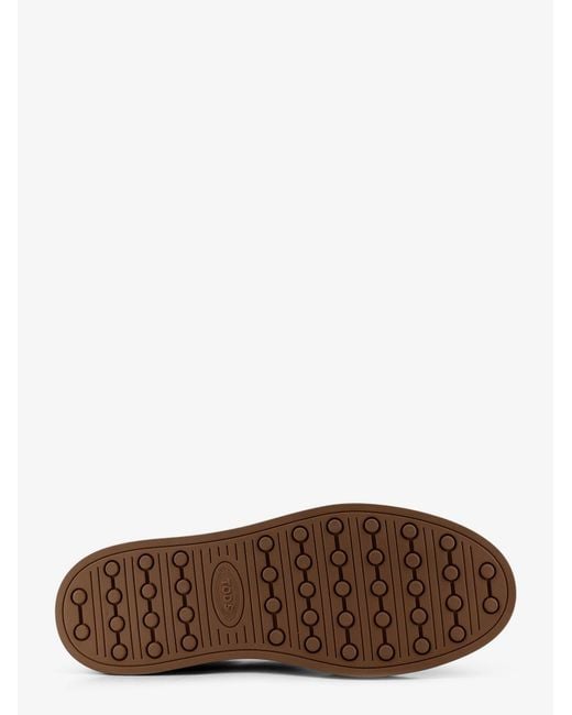 Tod's Brown Suede Sneakers for men