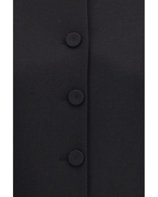 Chloé Black Chloã Collarless Fitted Jacket