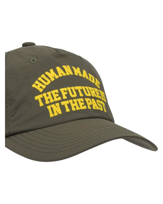 Human Made Green 5-Panel Baseball Cap Drab for men