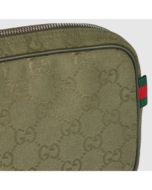 Gucci Green Gg Canvas Crossbody Bag for men