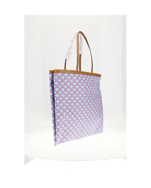 Céline Purple Large Flat Shopper