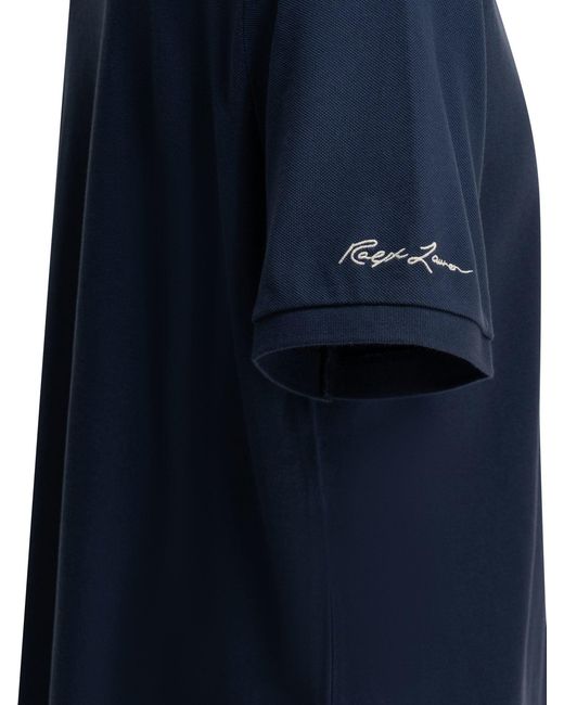 Polo Ralph Lauren Blue "Ralph Lauren X Mlb Collection" Polo Shirt With Buttons for men