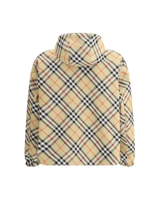 Burberry White Reversible Waterproof Jacket for men