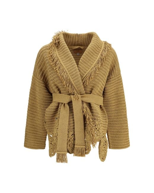 Alanui Metallic Cardigan Island Memories
