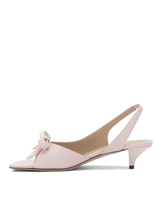 Dior Pink Slingback Sandals With Bow