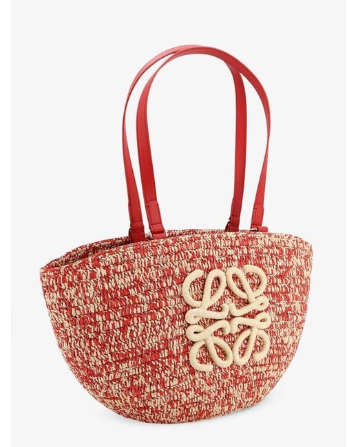 Loewe Pink Shoulder Bag Paula's Ibiza Medium Raffia