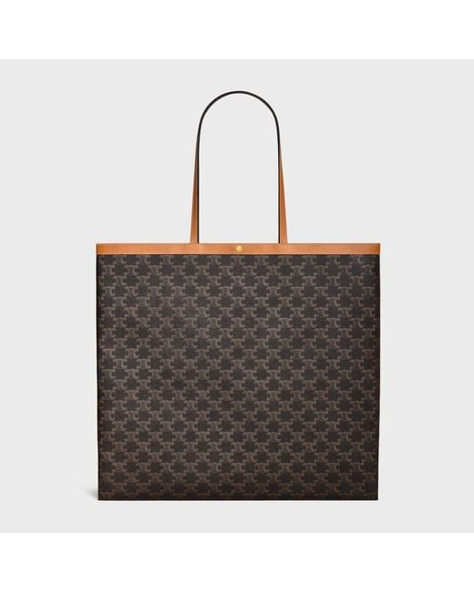Céline Black Large Flat Shopper Shoulder Bag for men