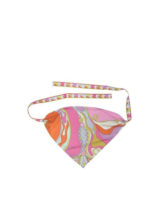 Emilio Pucci Pink "Orchidee" Bandana