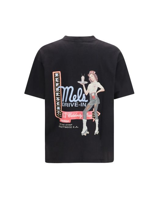 Represent Black Mel's Diner T-Shirt Jet for men