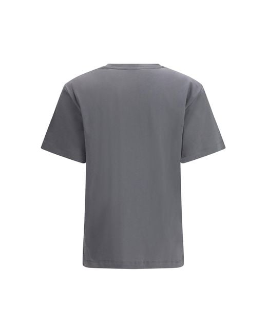 Pinko Gray T-Shirt Strepitoso