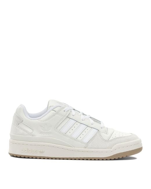 Adidas Originals White "Forum Low Classic" Low Sneakers