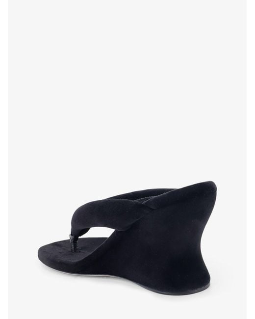 Balenciaga Blue Gaeta Velvet Sandals