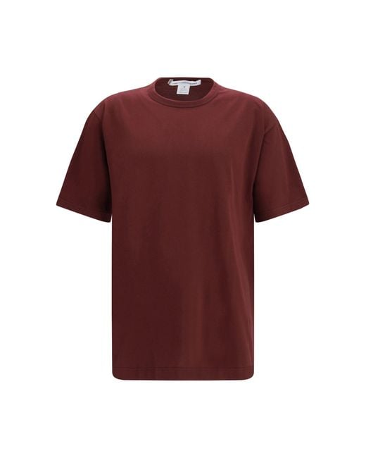 Comme des Garçons Red Crewneck T-Shirt for men