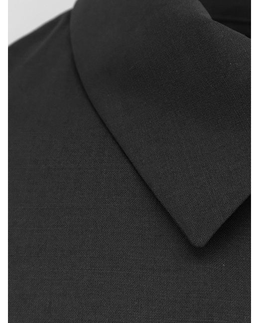 Hevò Black Verdemare Wool Blend Jacket for men