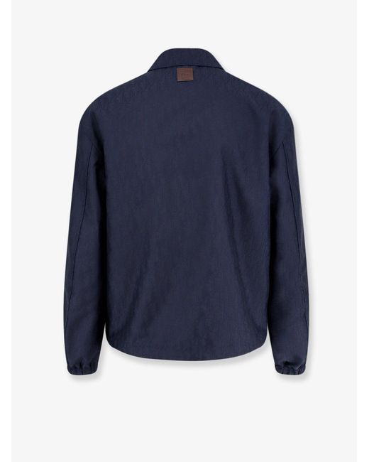 Dior Blue Dior Dior Oblique Technical Jacquard Coach Jacket for men