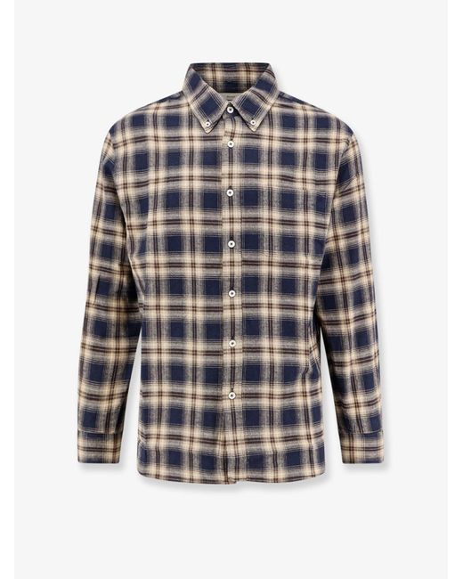 DUNST Blue Flannel Shirt