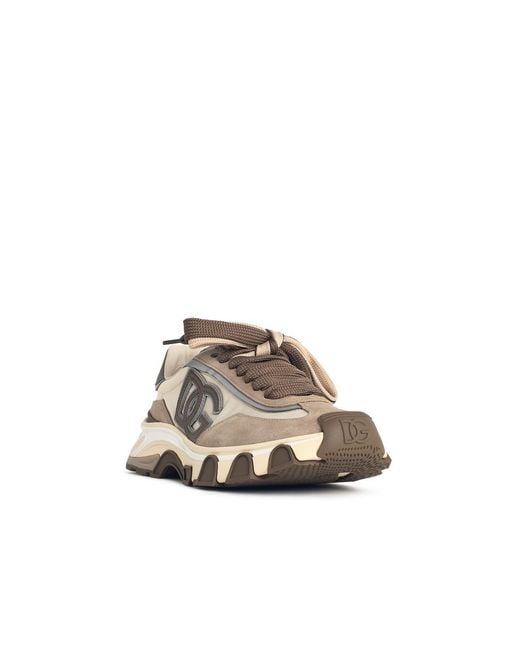 Dolce & Gabbana Multicolor 'Dg Country Road' Leather Blend Sneakers for men