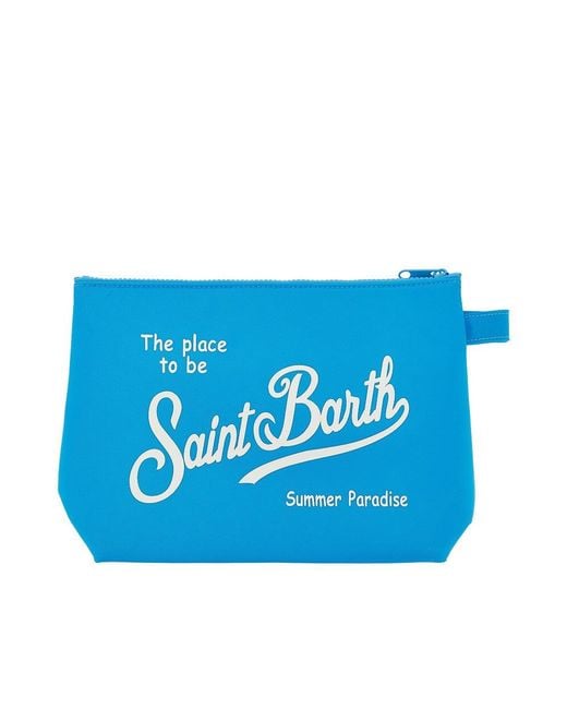Mc2 Saint Barth Blue 'Aline' Nylon Pouch for men
