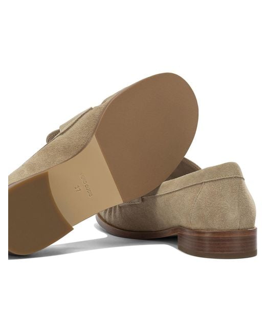 Strategia Brown Leather Loafers