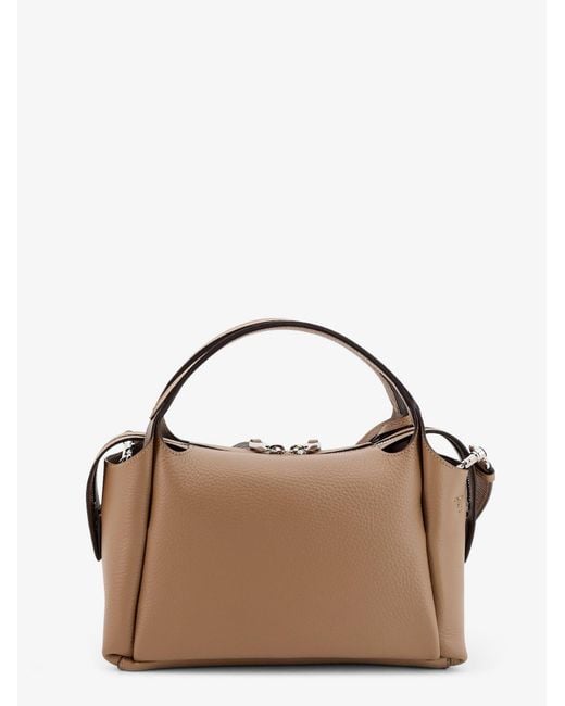 Tod's Brown Apa Leather Crossbody Bag