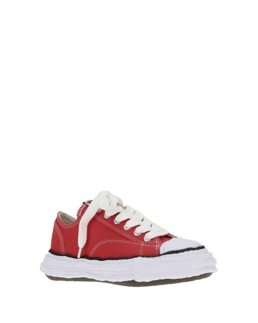 Maison Mihara Yasuhiro Red Sneakers for men