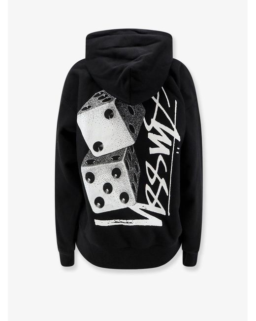 Stussy Black Cotton Sweatshirt for men