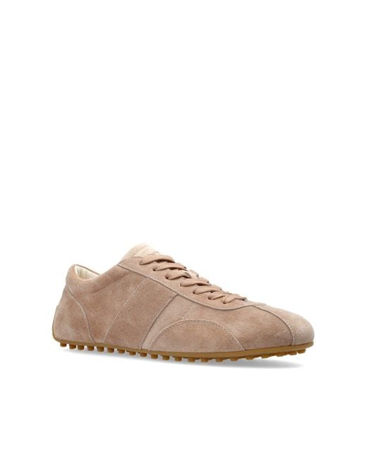 Tod's Brown Suede Leather Sneakers for men