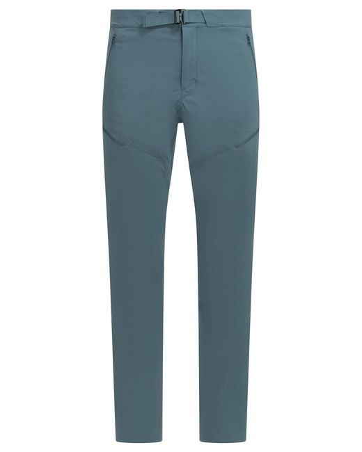 Arc'teryx Blue "Gamma Quick Dry" Technical Pants for men