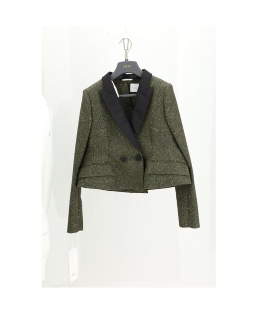Dior Green Dior Tweed Light Jkt