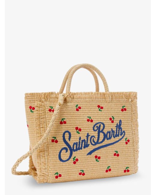 Mc2 Saint Barth Natural Colette Raffia Handbag