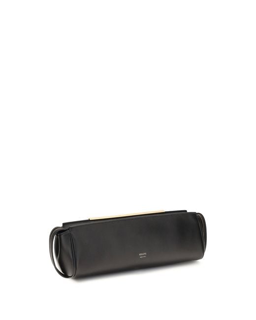Khaite White Clutch Evening Leather