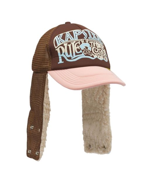 Kapital Black Kapsize Rule Trucker Hat for men