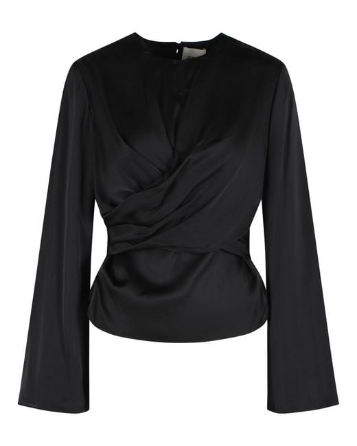 Isabel Marant Black 'Neame' Viscose Blouse