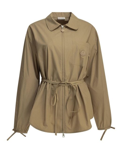 Moncler Green Casual Cotton Shirt