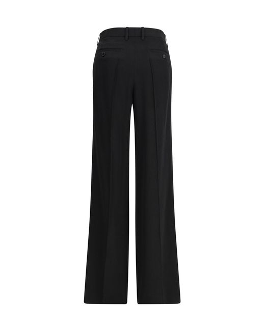 Phoebe Philo Black Tuxedo Trousers