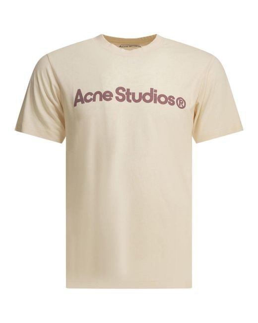 Acne Natural T-Shirts for men