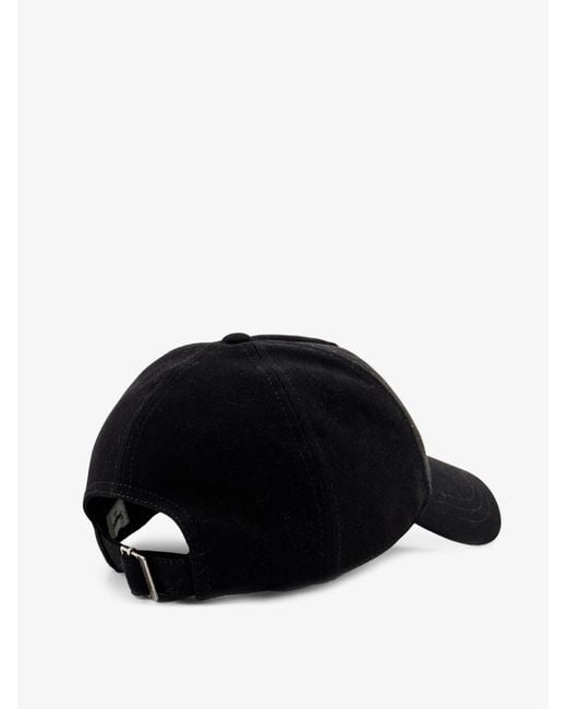 Saint Laurent Black Denim Hat for men