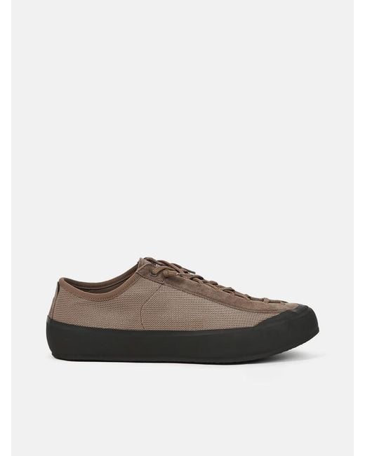 Stone Island Brown "Poly Mesh" Sneaker for men