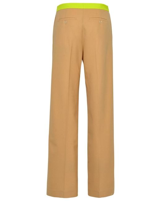 Off-White c/o Virgil Abloh Natural Wool Blend Active Pants