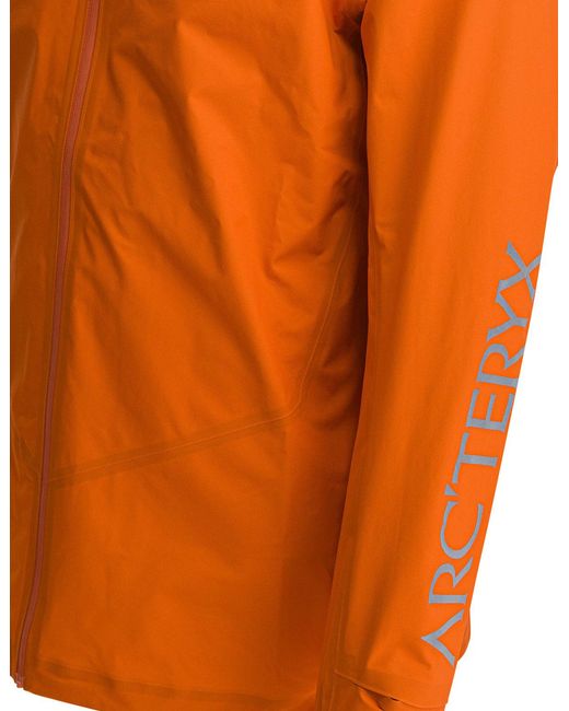 Arc'teryx Orange "Norvan" Technical Jacket for men