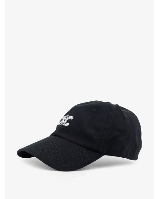 Céline Blue Cotton Hat for men