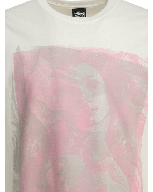 Stussy Pink T-Shirt for men