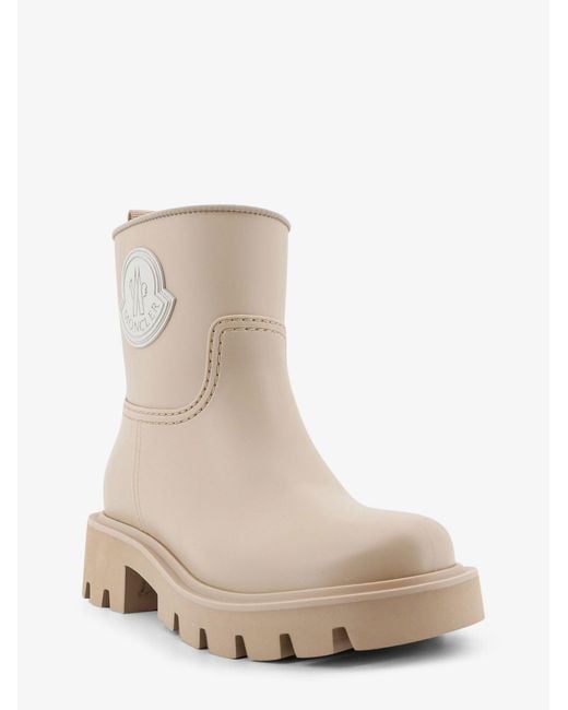 Moncler Natural Kickstream Rubber Rainboots